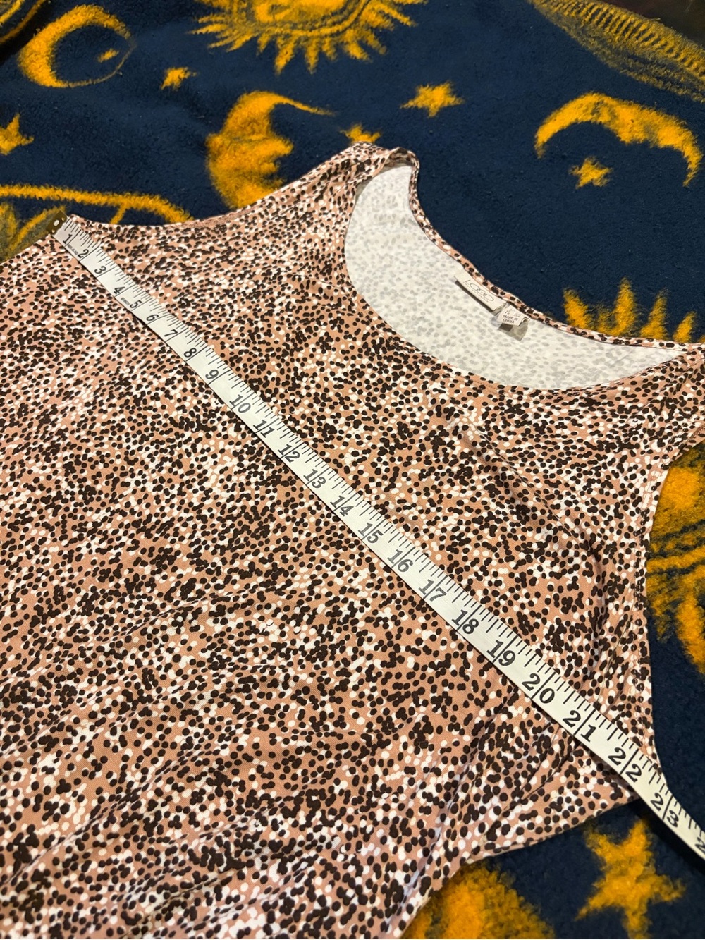 LOGO By Lori Goldstein Speckled Lounge Tank Dress - Picture 8 of 10